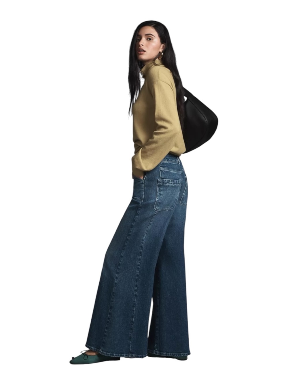Anthropologie Pilcro High-Rise Wide-Leg Trouser
Jeans - Size 30